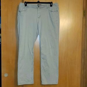 Sonoma Straight 16W Tan Pants